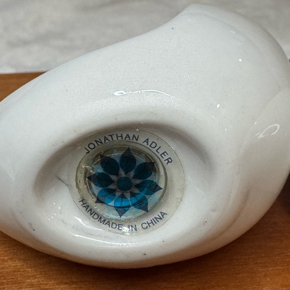 Jonathan Adler "Owl" Salt and Pepper Shakers, White - Picture 8 of 13